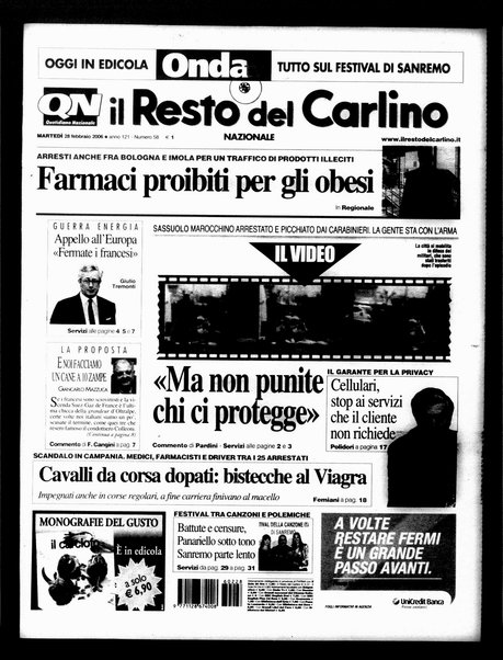Il Resto del Carlino : giornale dell'Emilia